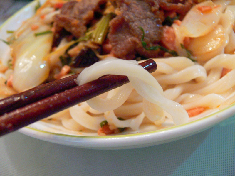过油肉拌面