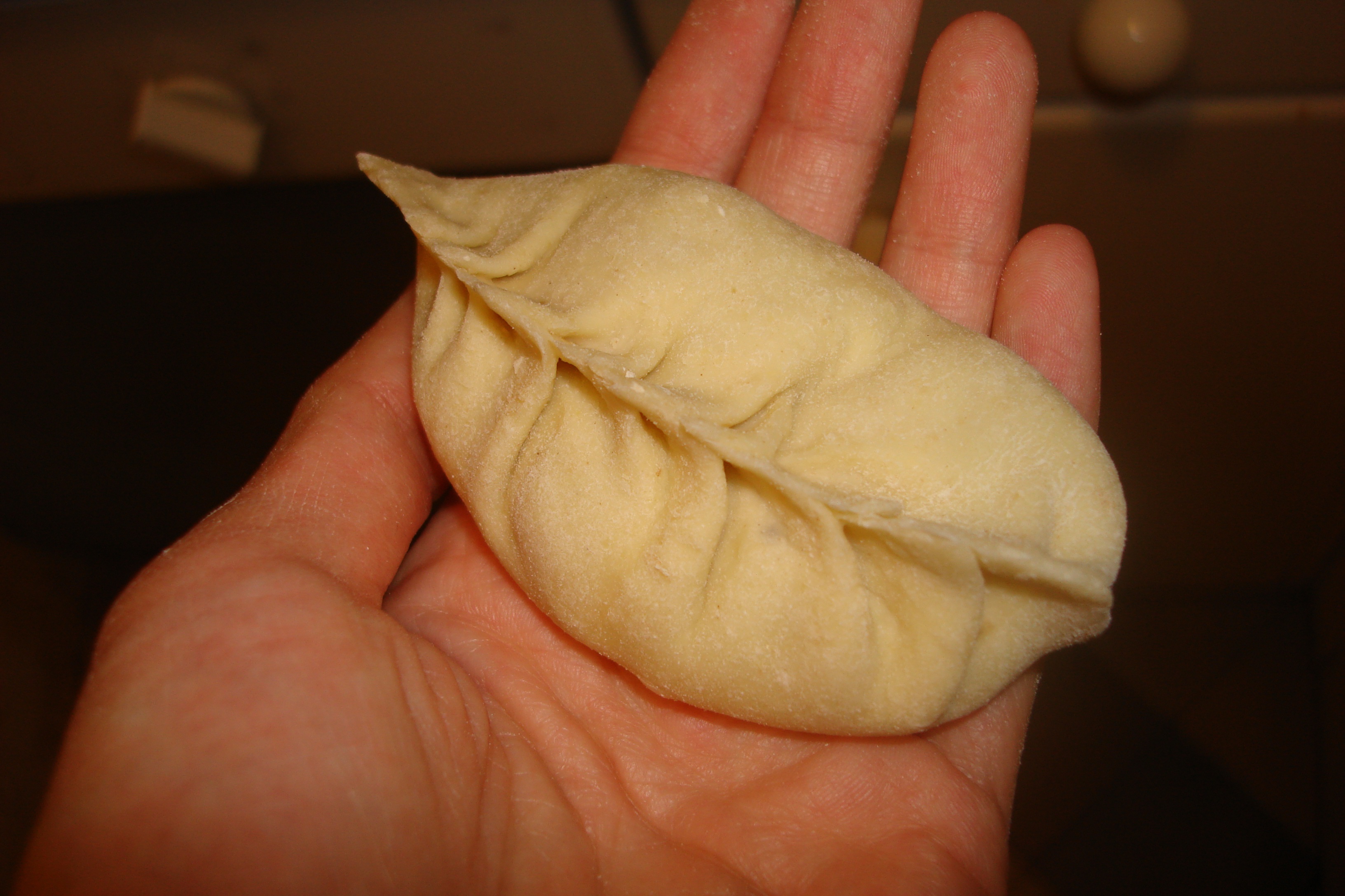 豆角柳叶蒸包