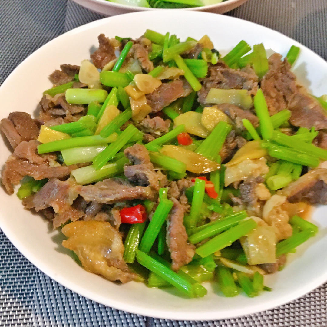 下饭菜😋小炒黄牛肉