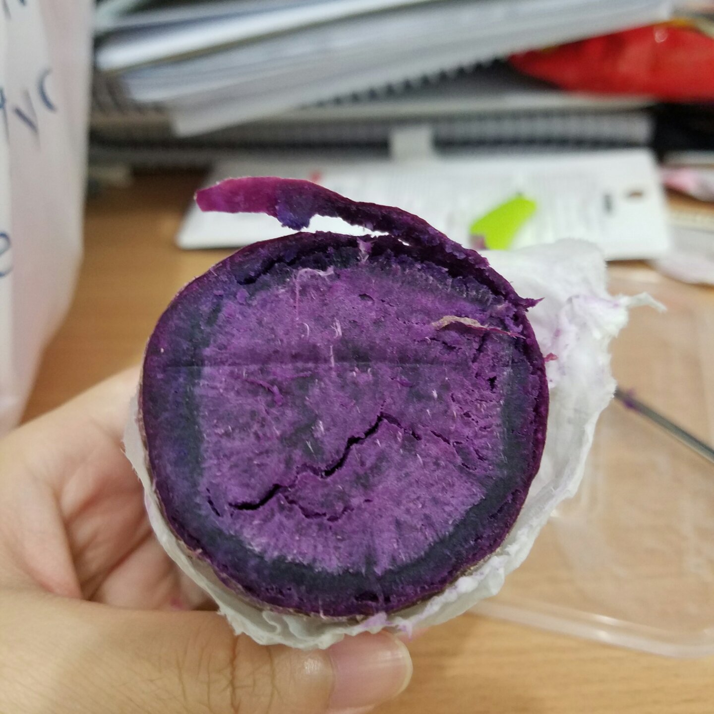 微波炉烤紫薯