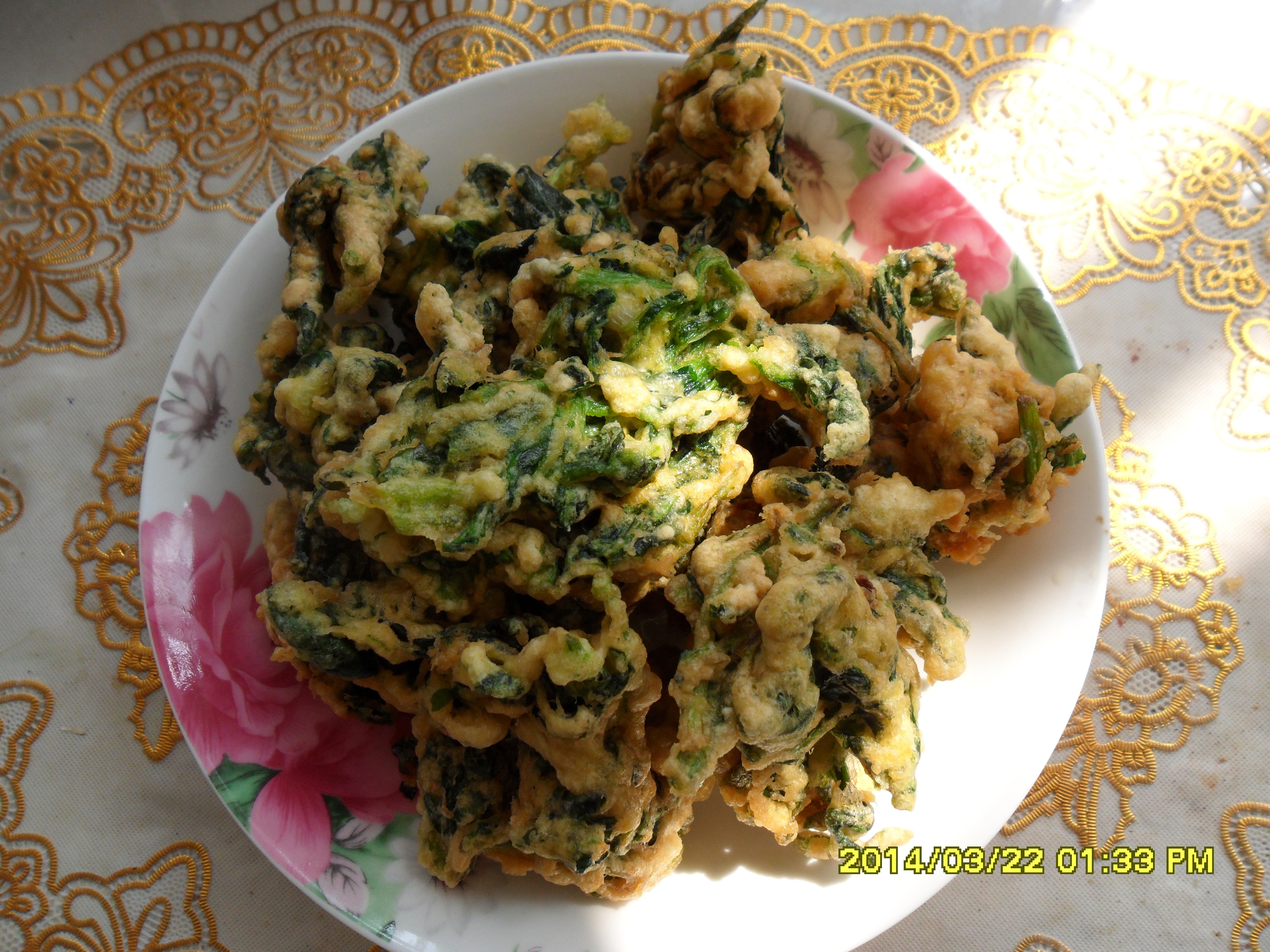 菠菜煎饼