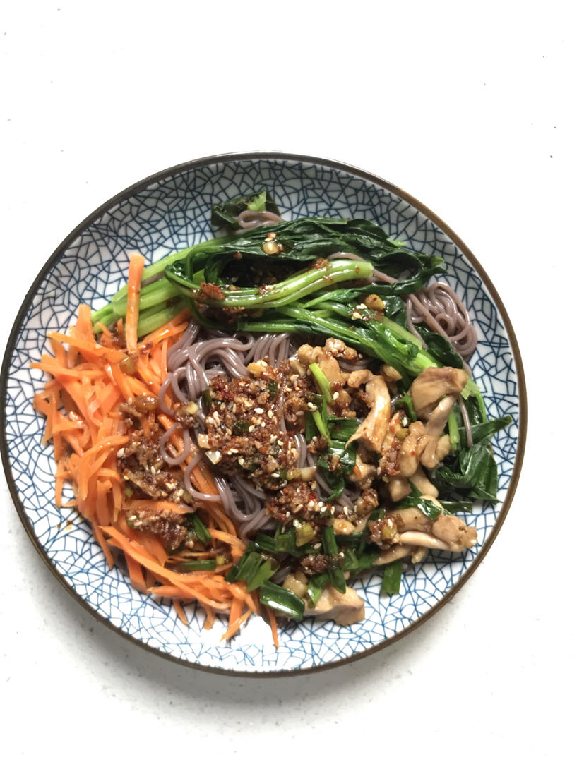 低脂低卡‼️好吃不胖的凉拌酸辣荞麦面！