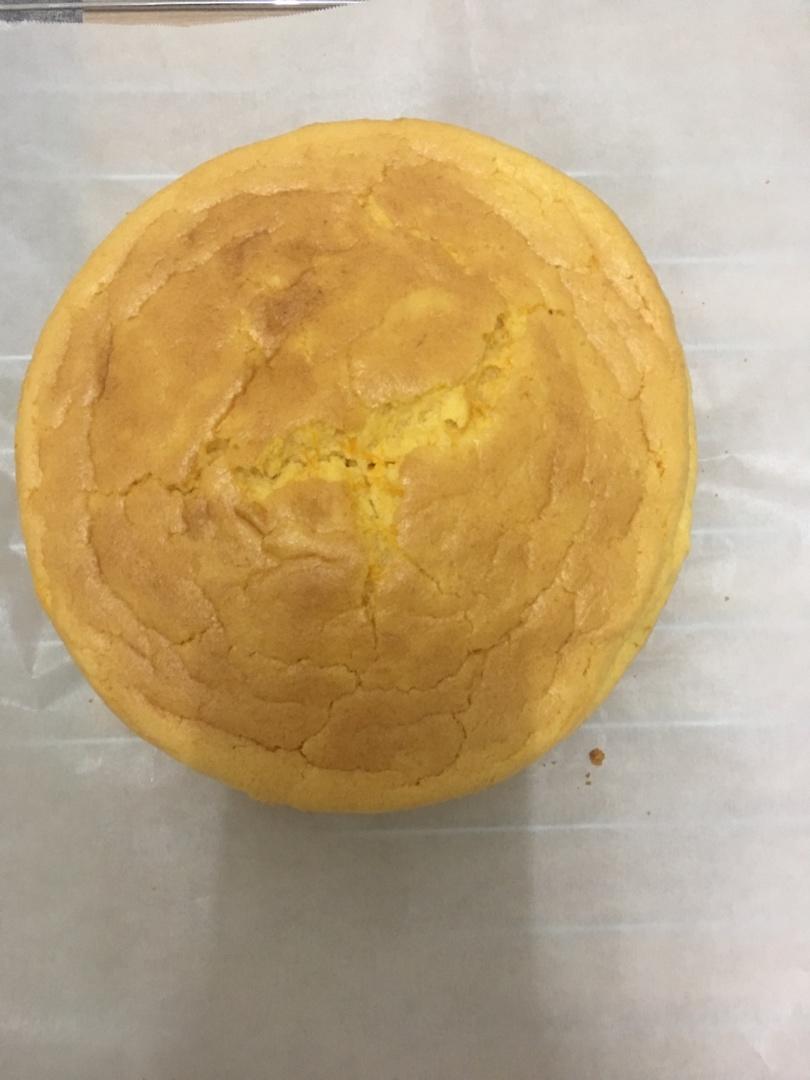 南瓜戚风蛋糕（8寸圆模）
