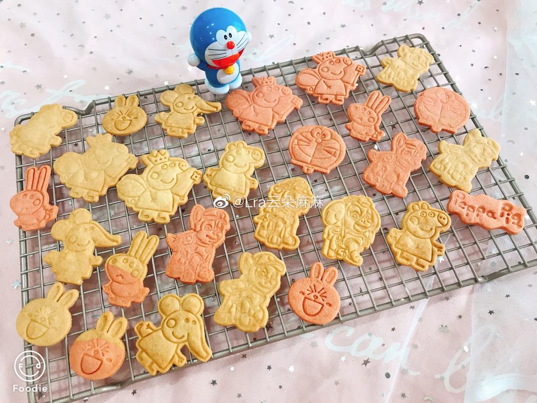 奶香造型曲奇【附曲奇平整、花纹明显小诀窍、可做糖霜饼干底】