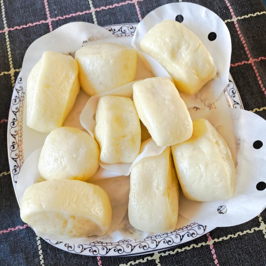宝宝辅食:奶香小馒头