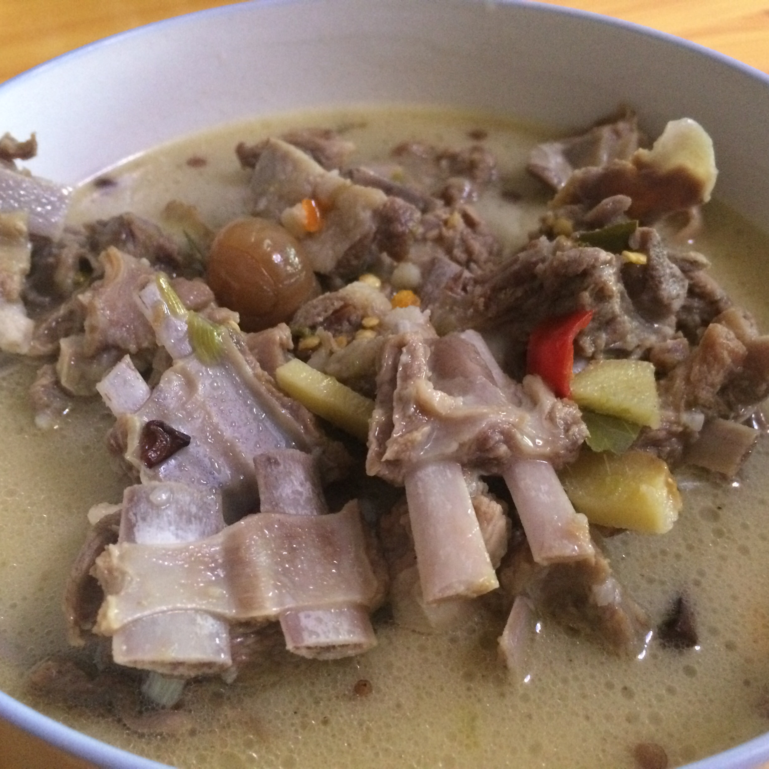 jojo是芒果味儿的做的炖羊排