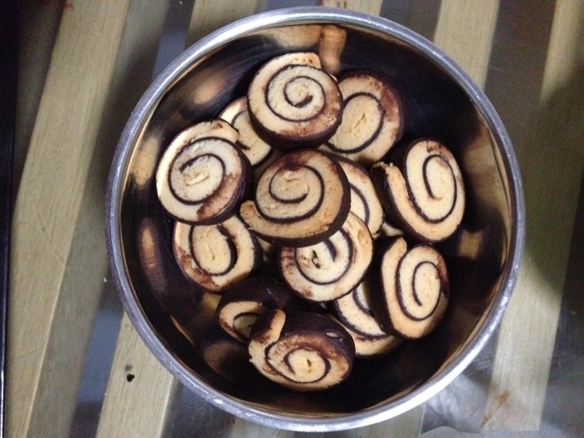 黑纹奶酪饼干