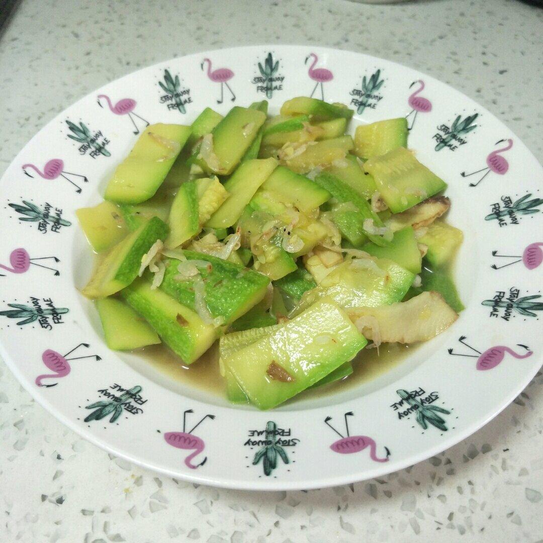 虾皮清炒西葫芦