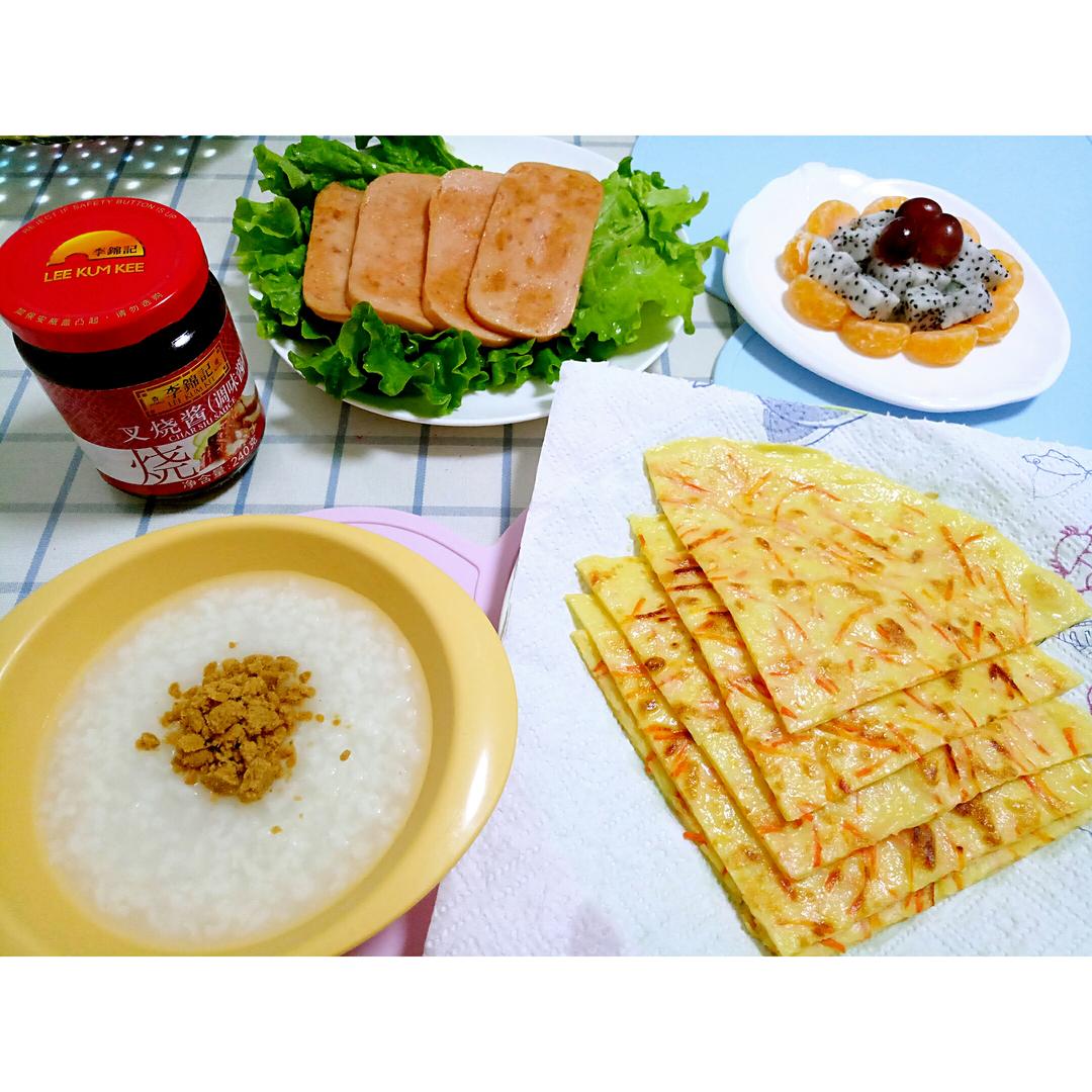 葱花鸡蛋饼