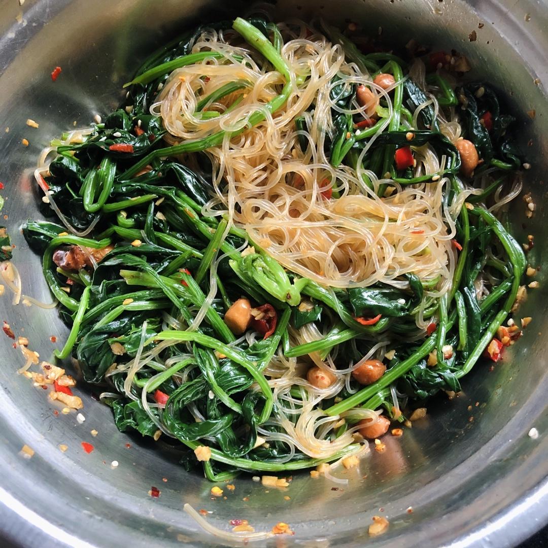 万能凉拌菜料汁（凉拌菠菜粉丝）