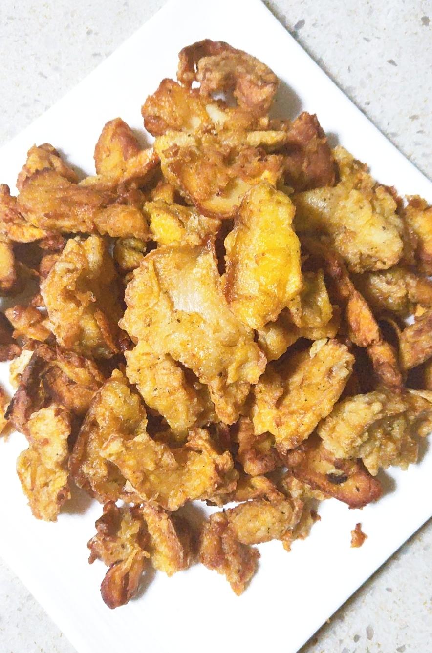 油炸杏鲍菇的做法