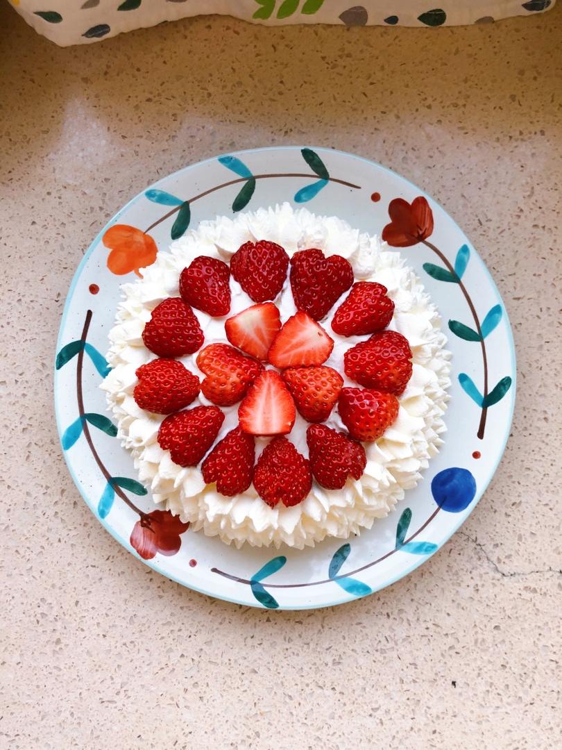 🍓不用抹面🍓草莓巨蛋蛋糕🍓