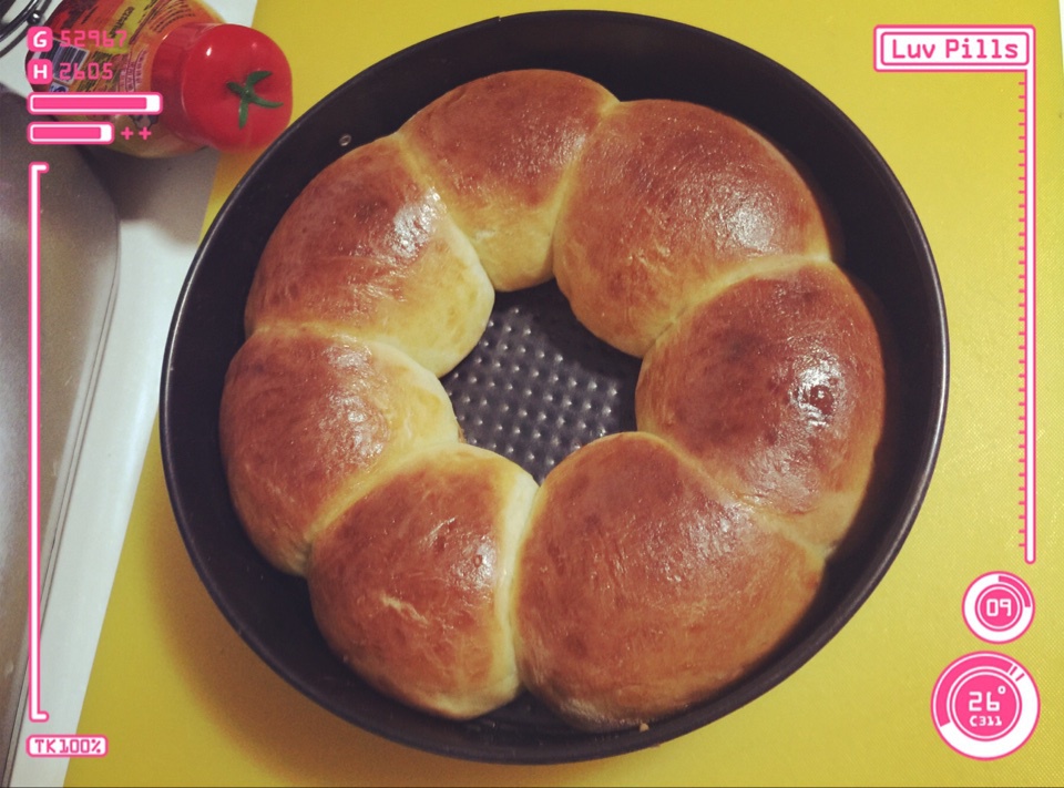 牛奶圆面包（爱和自由配方）