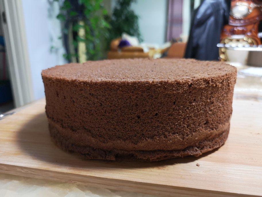 可可戚风蛋糕～8寸～百分百成功