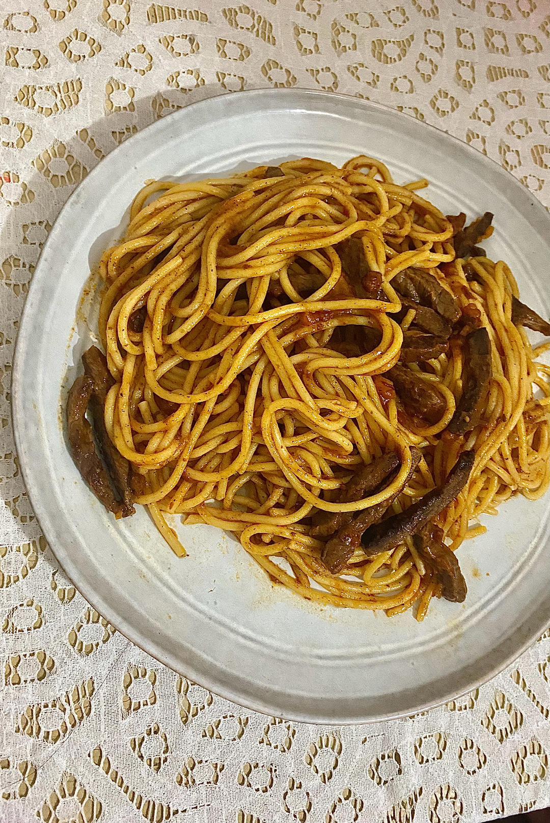味道不输西餐厅的黑椒牛柳意面