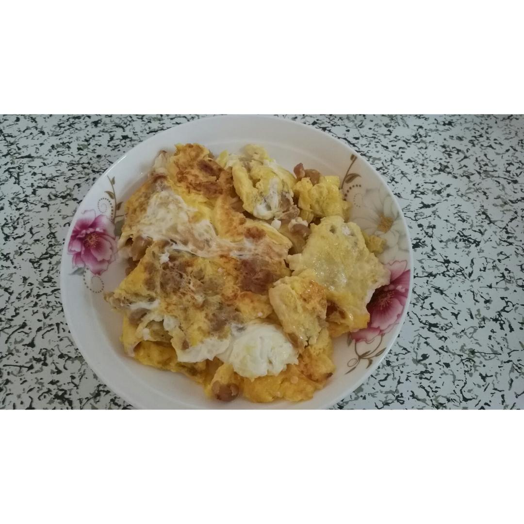 肉末香葱煎蛋😍