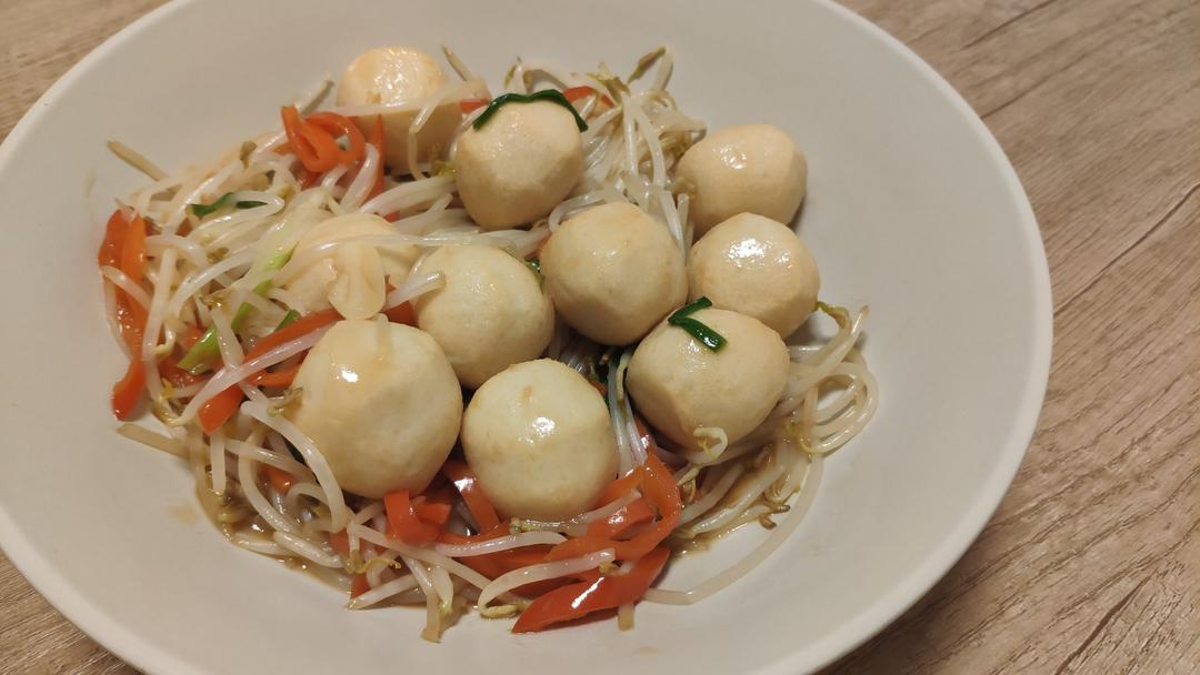 芽菜炒鱼蛋