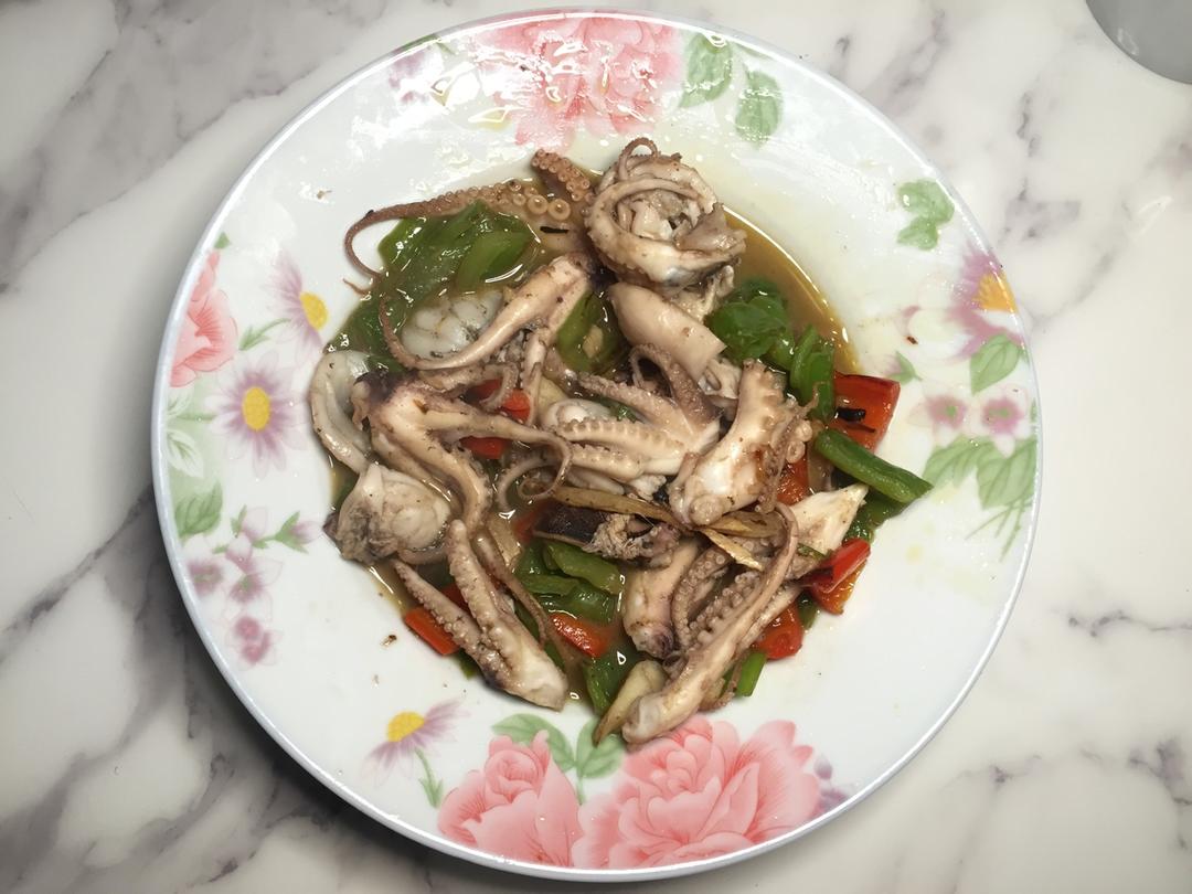 爆炒墨鱼仔