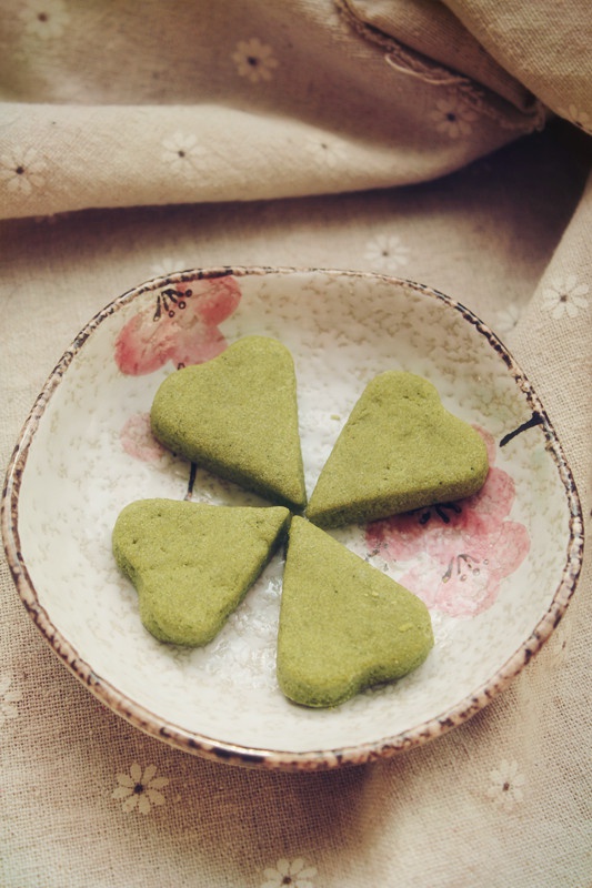心形抹茶饼干
