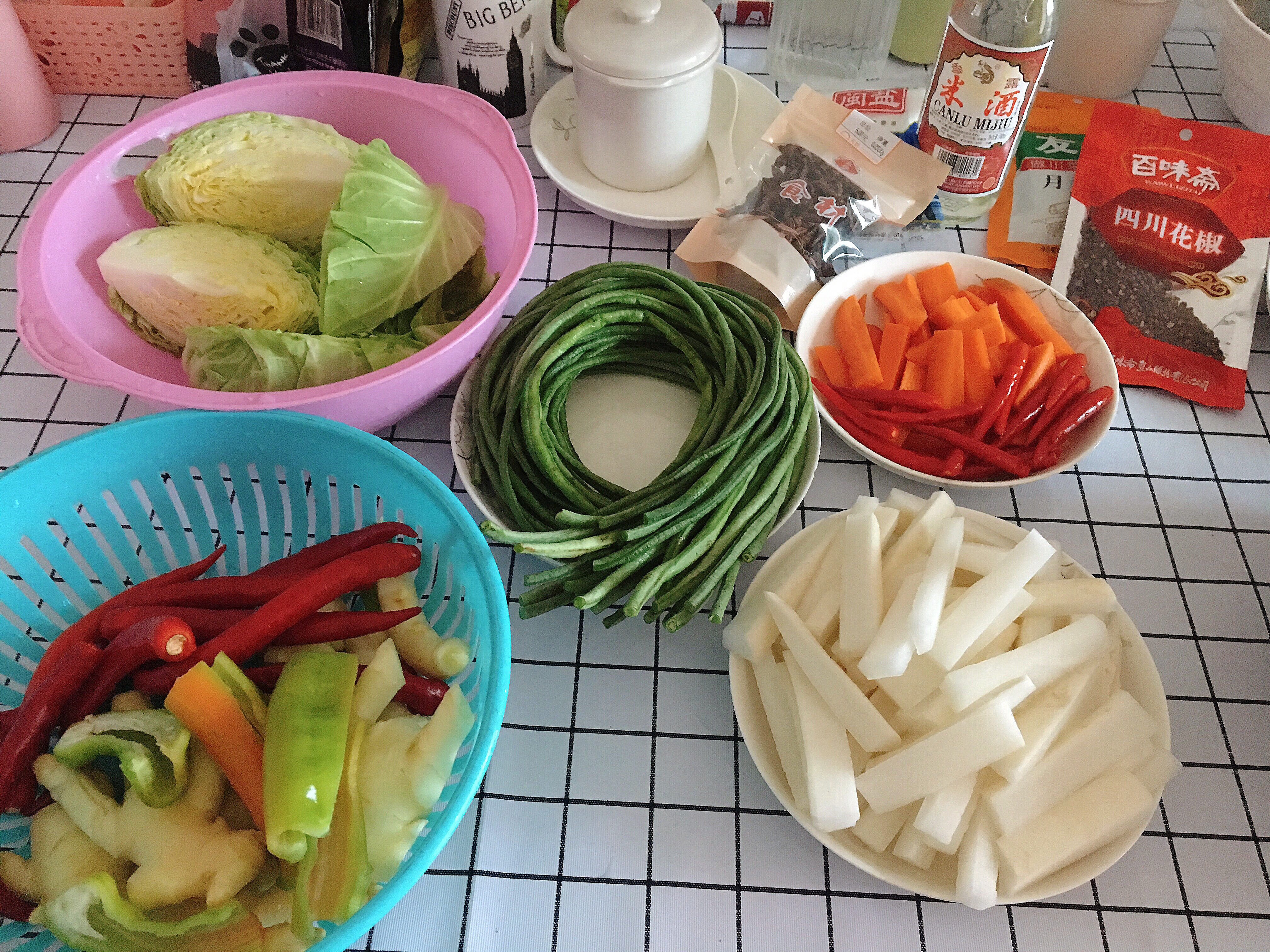 四川泡菜&脆爽开胃的做法 步骤1