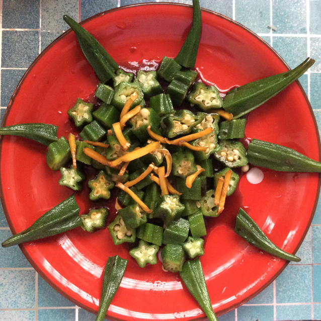 【白灼秋葵】清爽简单