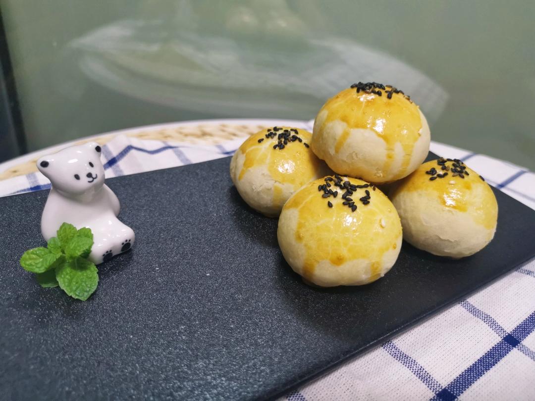 红豆酥饼这样做，免松弛，省时不破酥，成功率高，新手都能轻松搞定