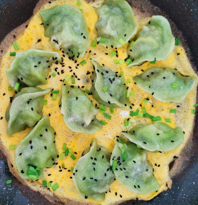 懒人快手抱蛋煎饺