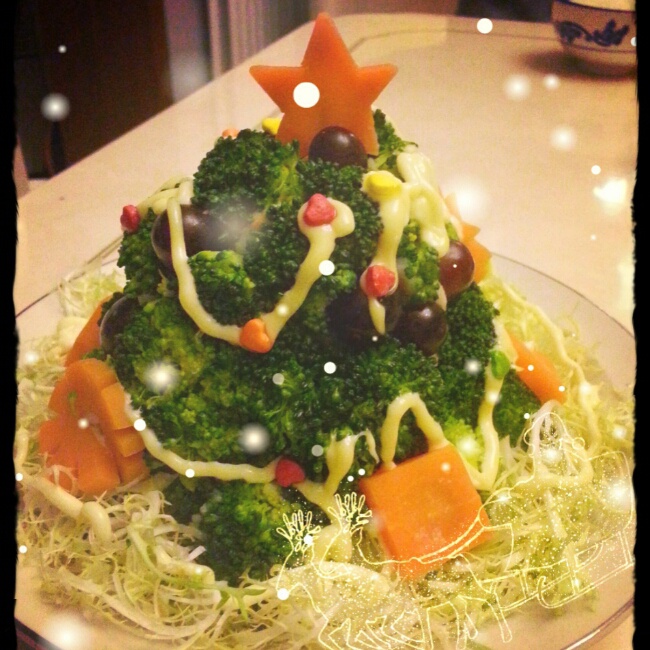西兰花圣诞树