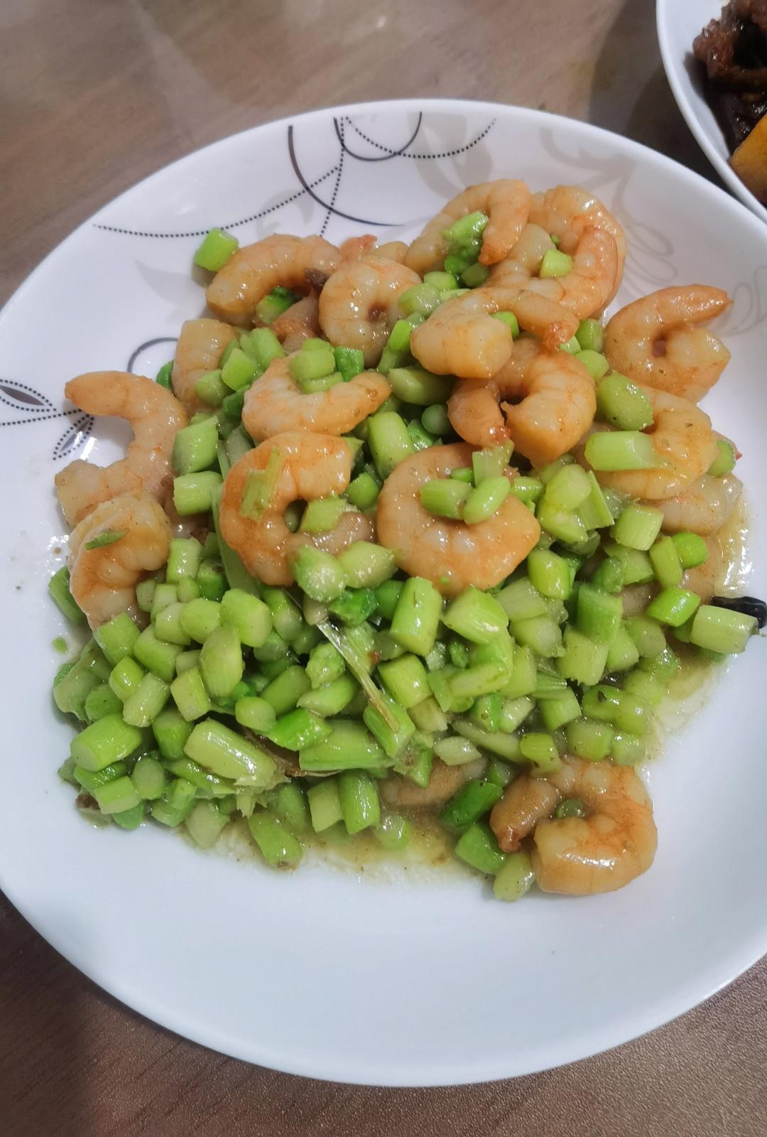 好吃不胖的芦笋虾仁