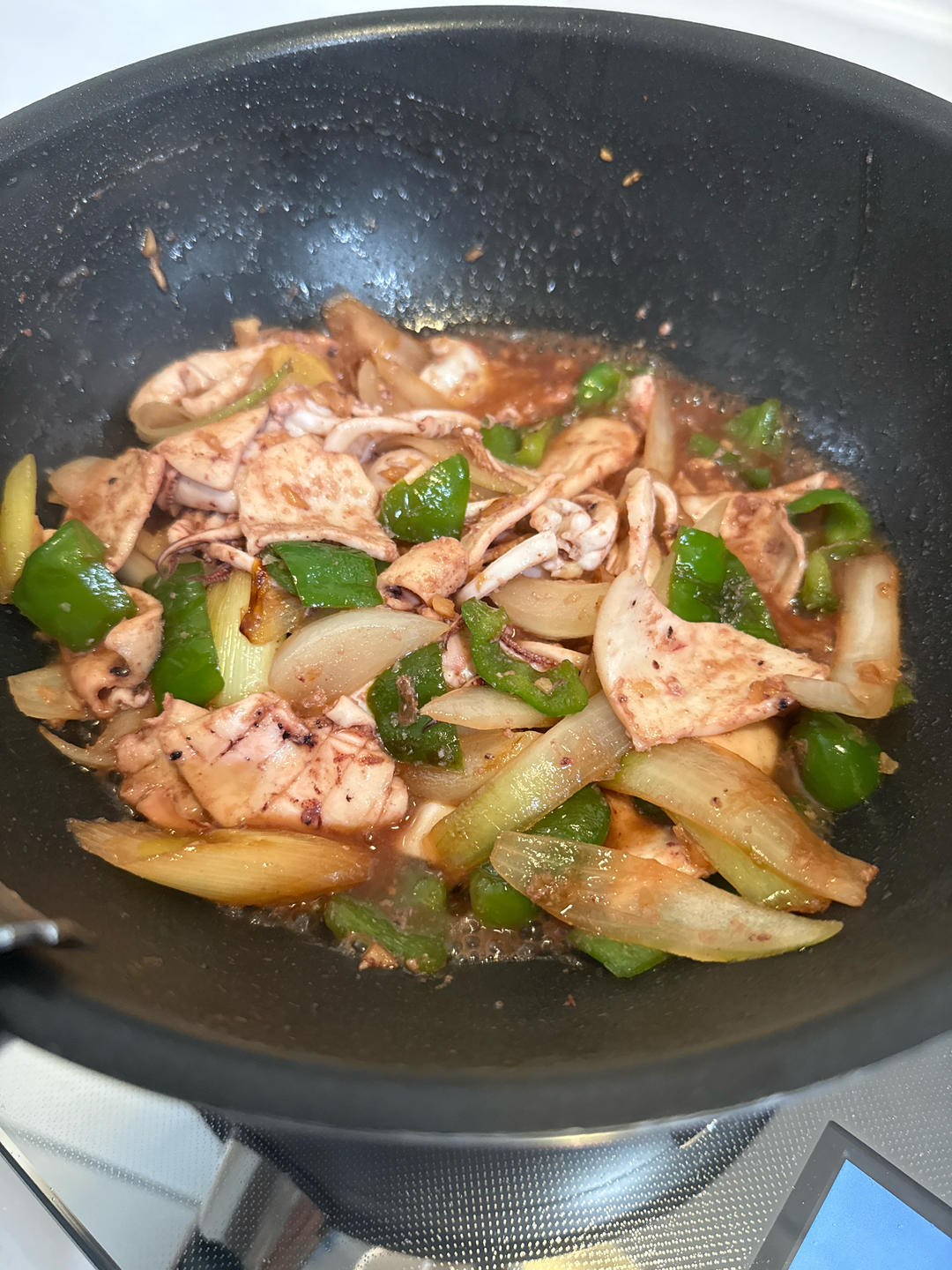 鱿鱼炒青椒