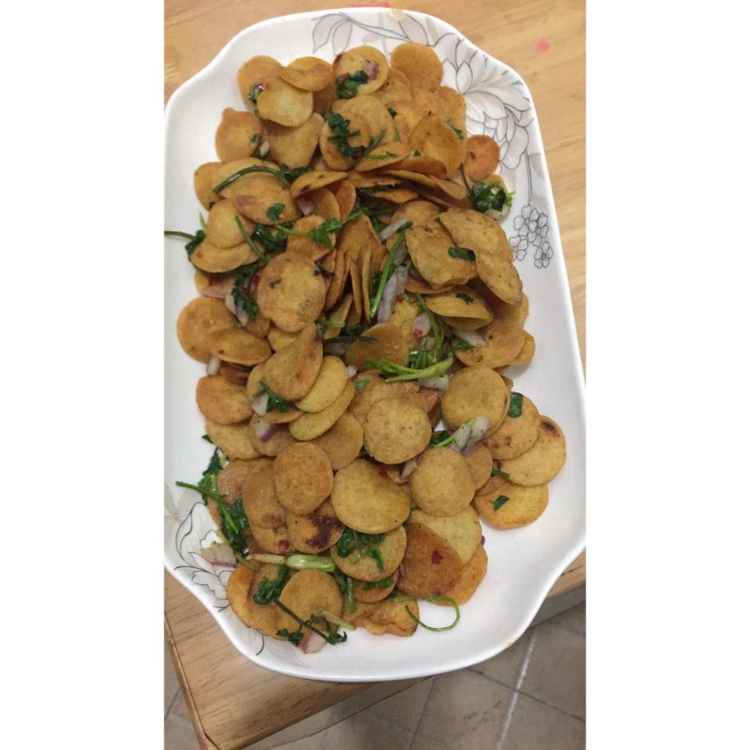 麻麻的饭香香做的油炸黄豆饼