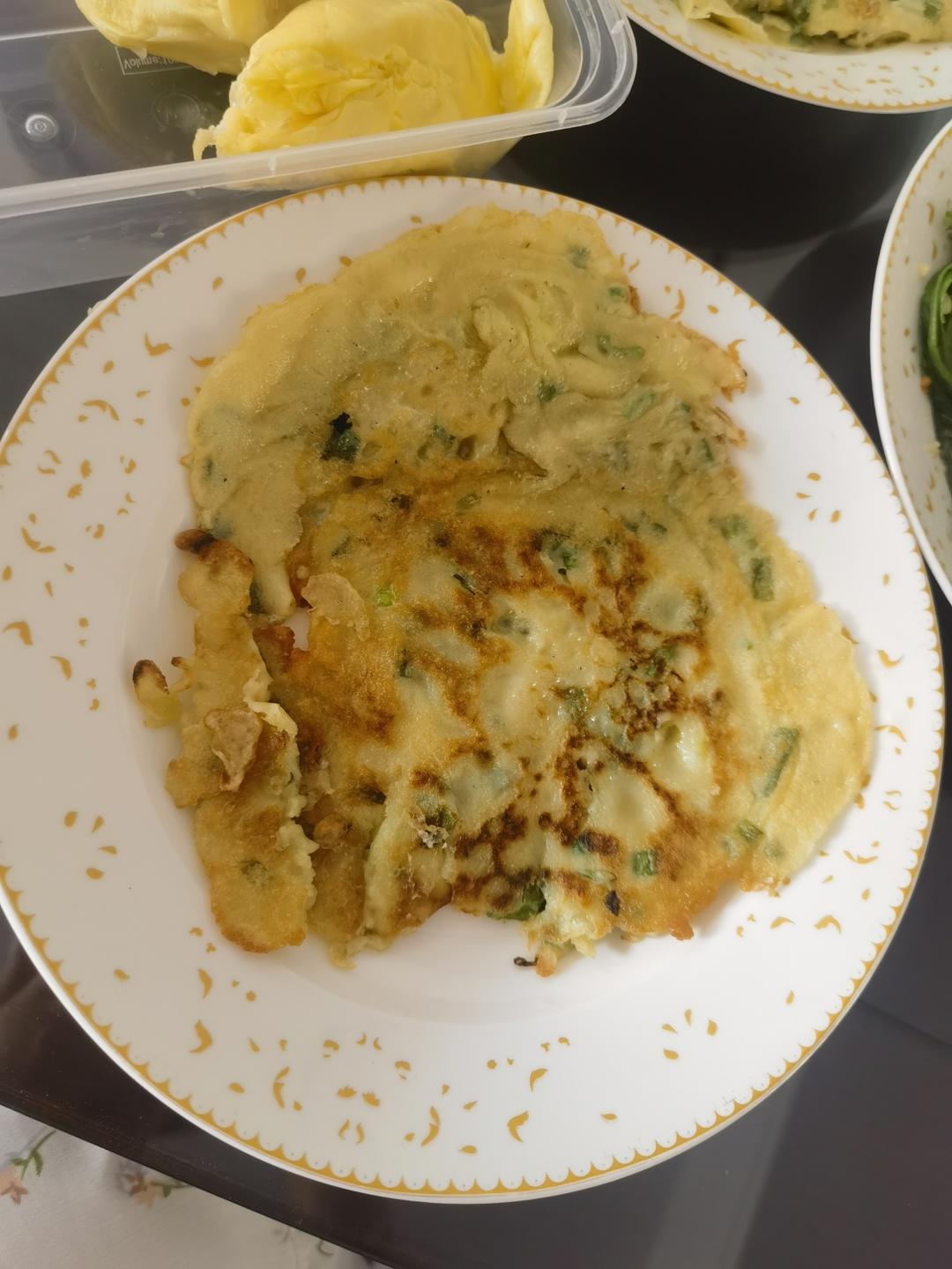 葱花鸡蛋面饼（消耗小葱花量大）