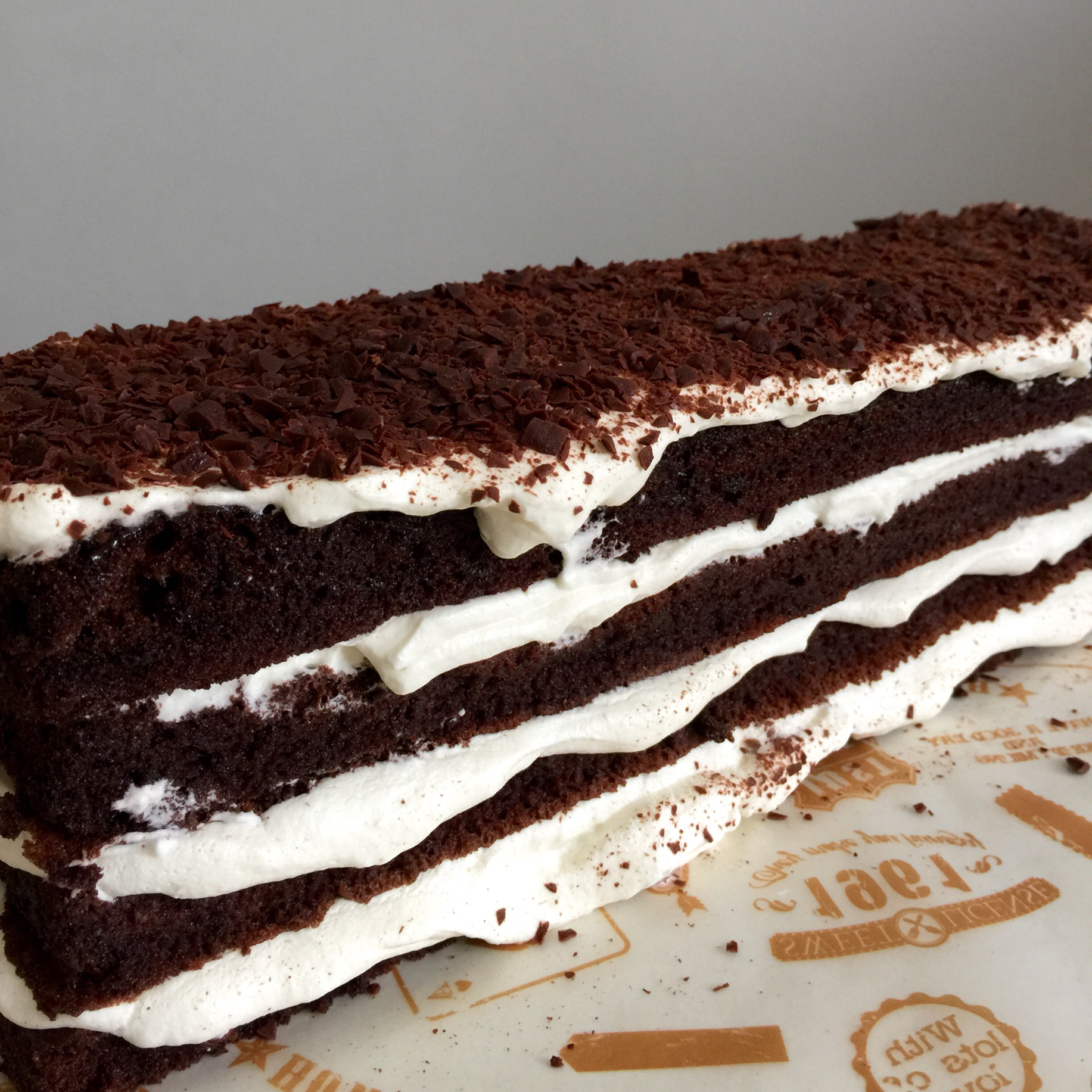 小嶋老师的橘味利口酒风味巧克力蛋糕