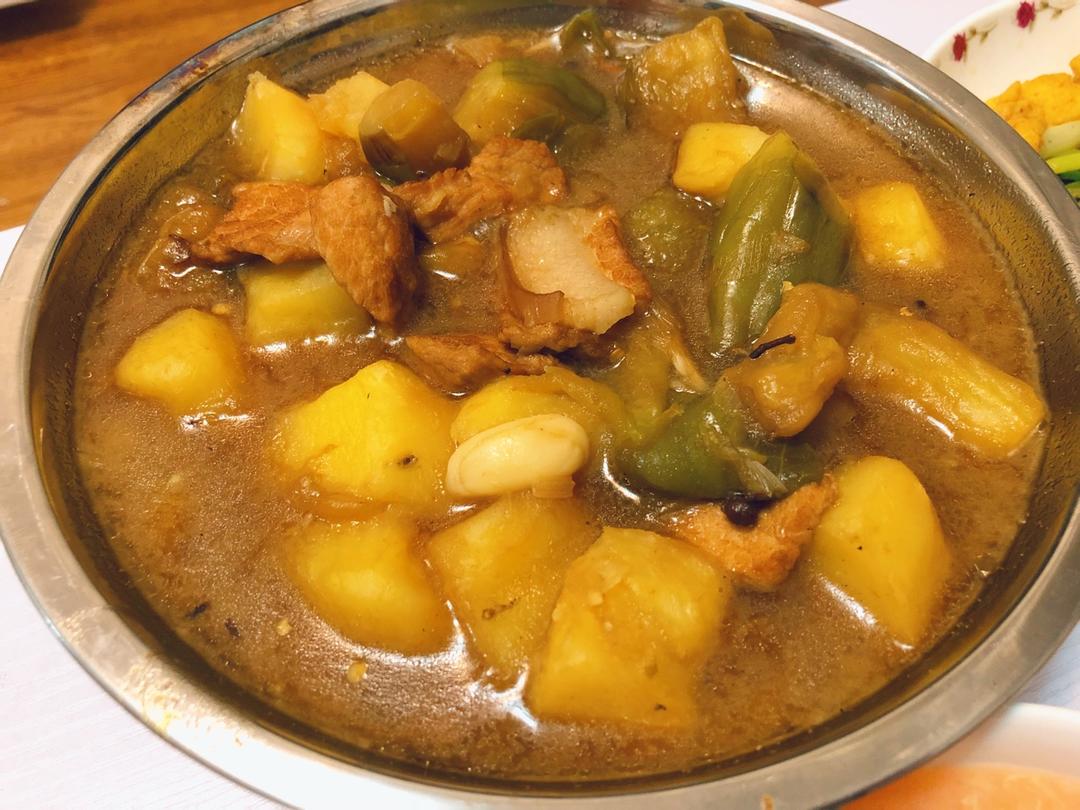 土豆炖茄子