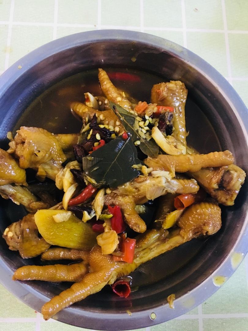 香辣卤鸡爪