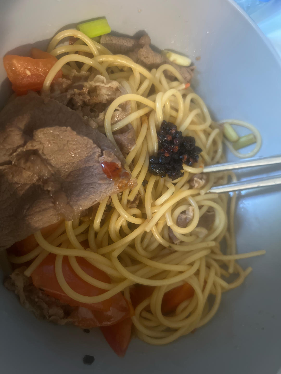番茄肉末拌面