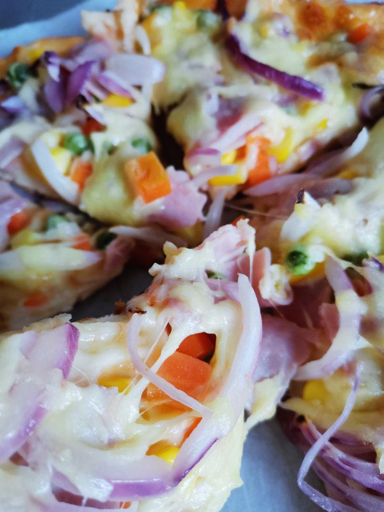 美味披萨（家庭版➕饼胚制作过程 九寸）