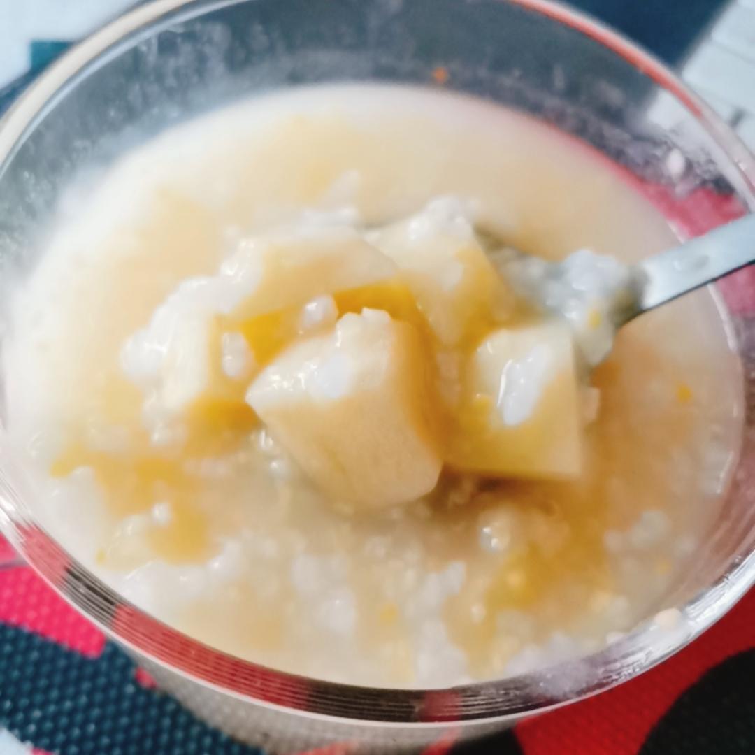 夏日必吃的各种水果甜粥6-12M+宝宝舔碗粥