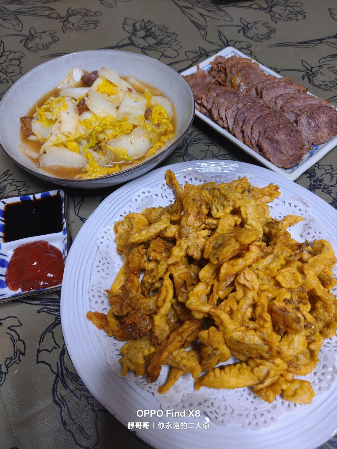 干炸蘑菇的做法，大人小孩都喜欢