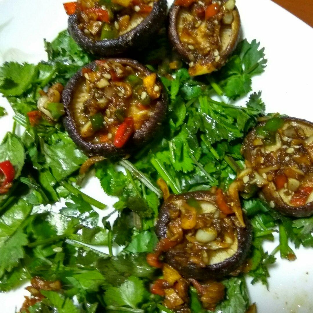 蒜蓉孜然烤香菇