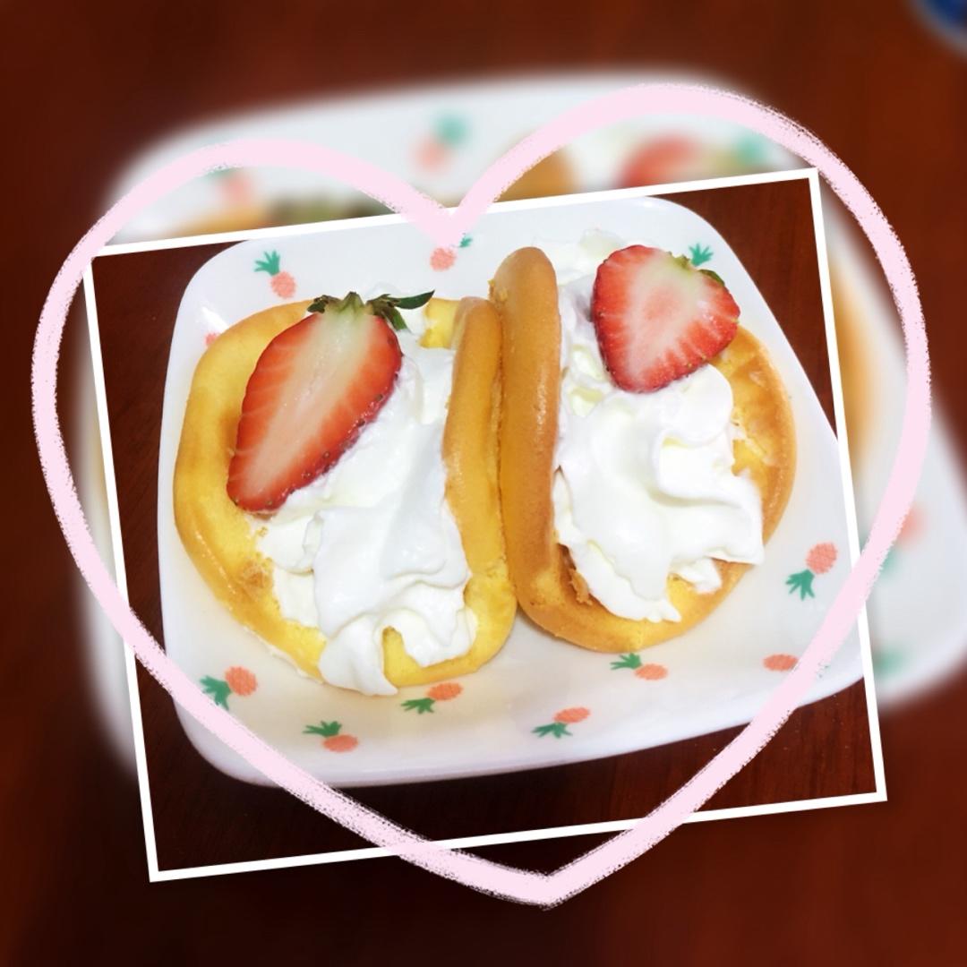 草莓抱抱蛋糕卷、附上详细花边挤法