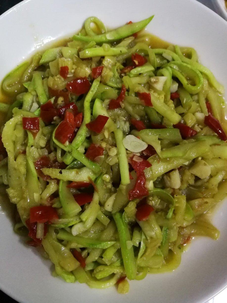 辣炒西葫芦丝