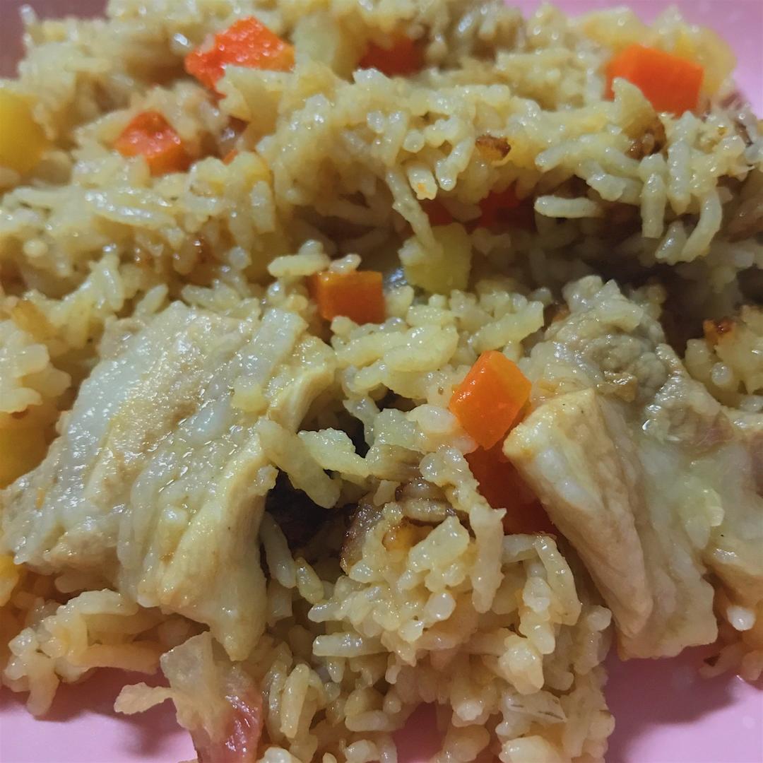 土豆焖饭（电饭锅版）