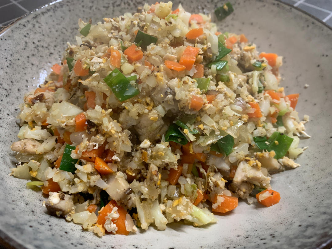 创意减脂餐：减脂花菜炒饭