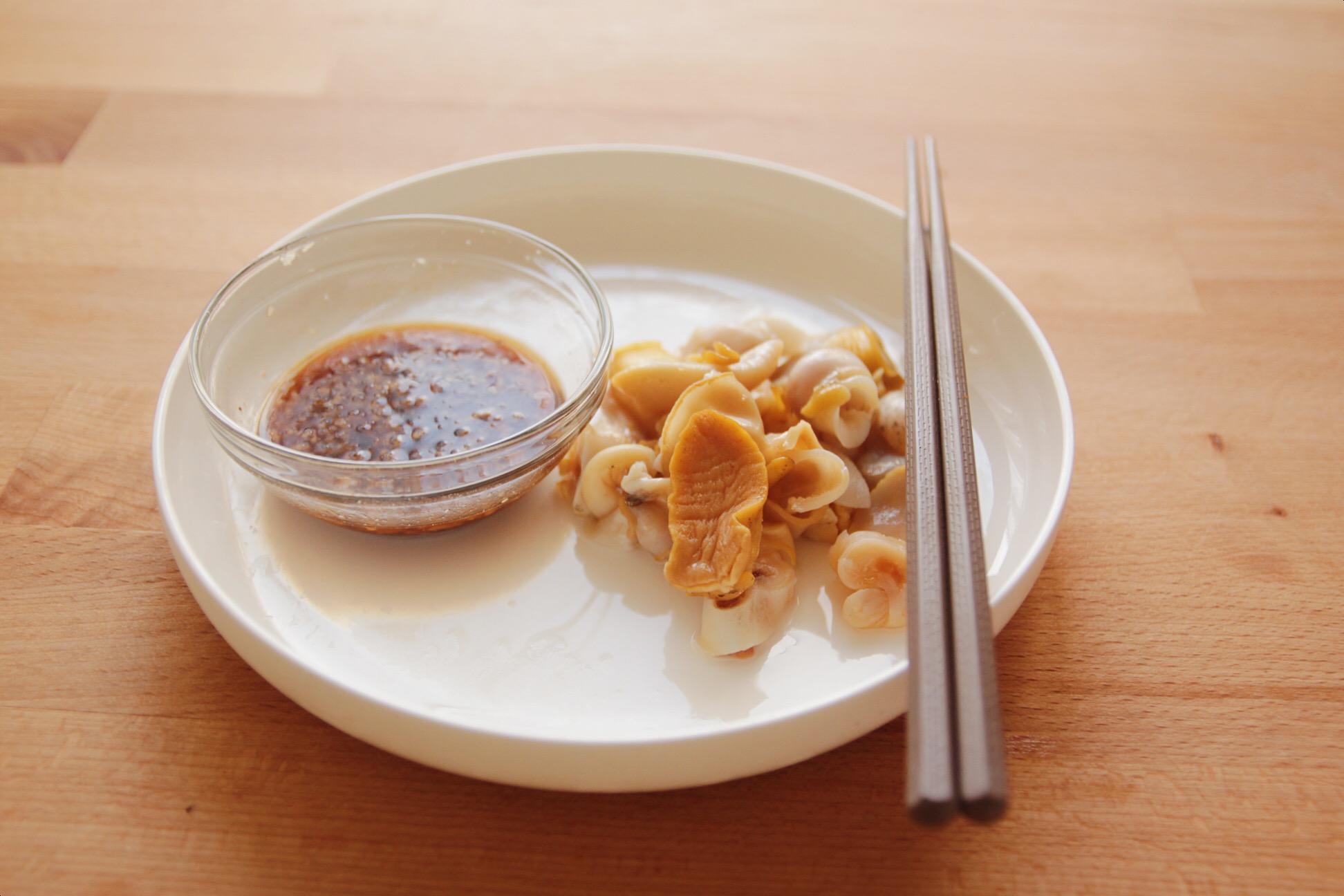 复刻传统福州菜|蒜头酱 下酒小菜|红螺的做法