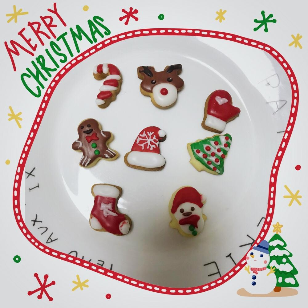 圣诞老人圣诞节系列糖霜饼干
