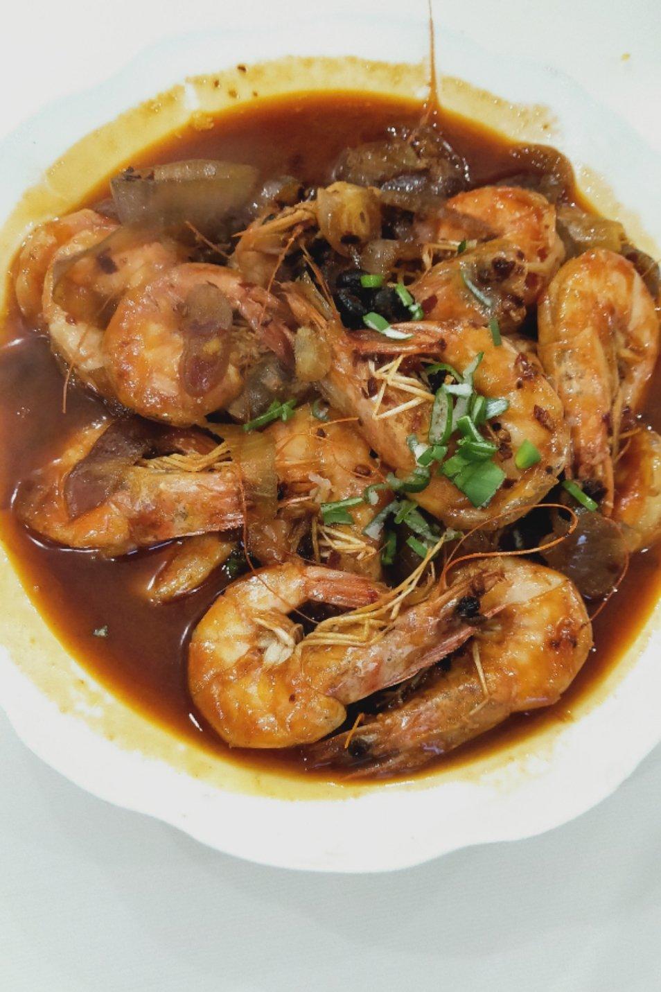 酱香年糕烧大虾