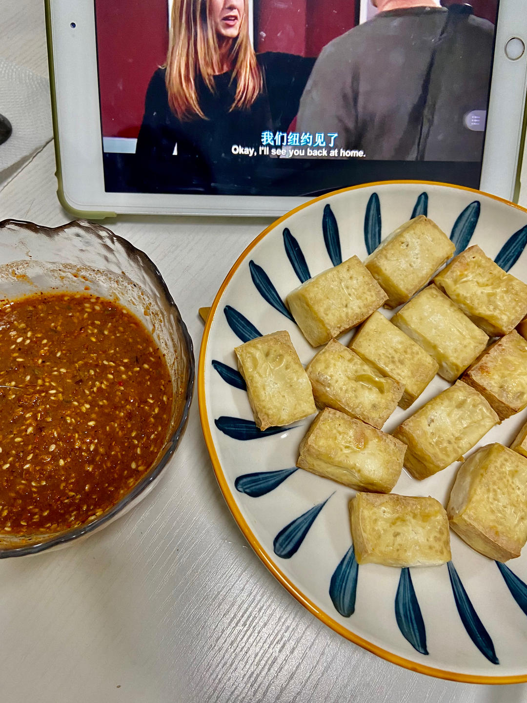 无敌好吃的低脂炸豆腐～空气炸锅版