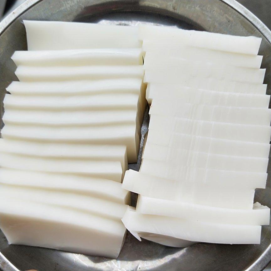 现磨五谷粉做的水晶猪皮冻