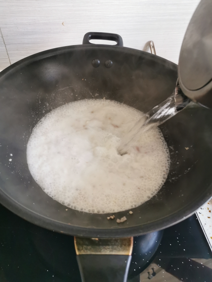 西餐经典汤品-培根奶油蘑菇浓汤的做法 步骤9